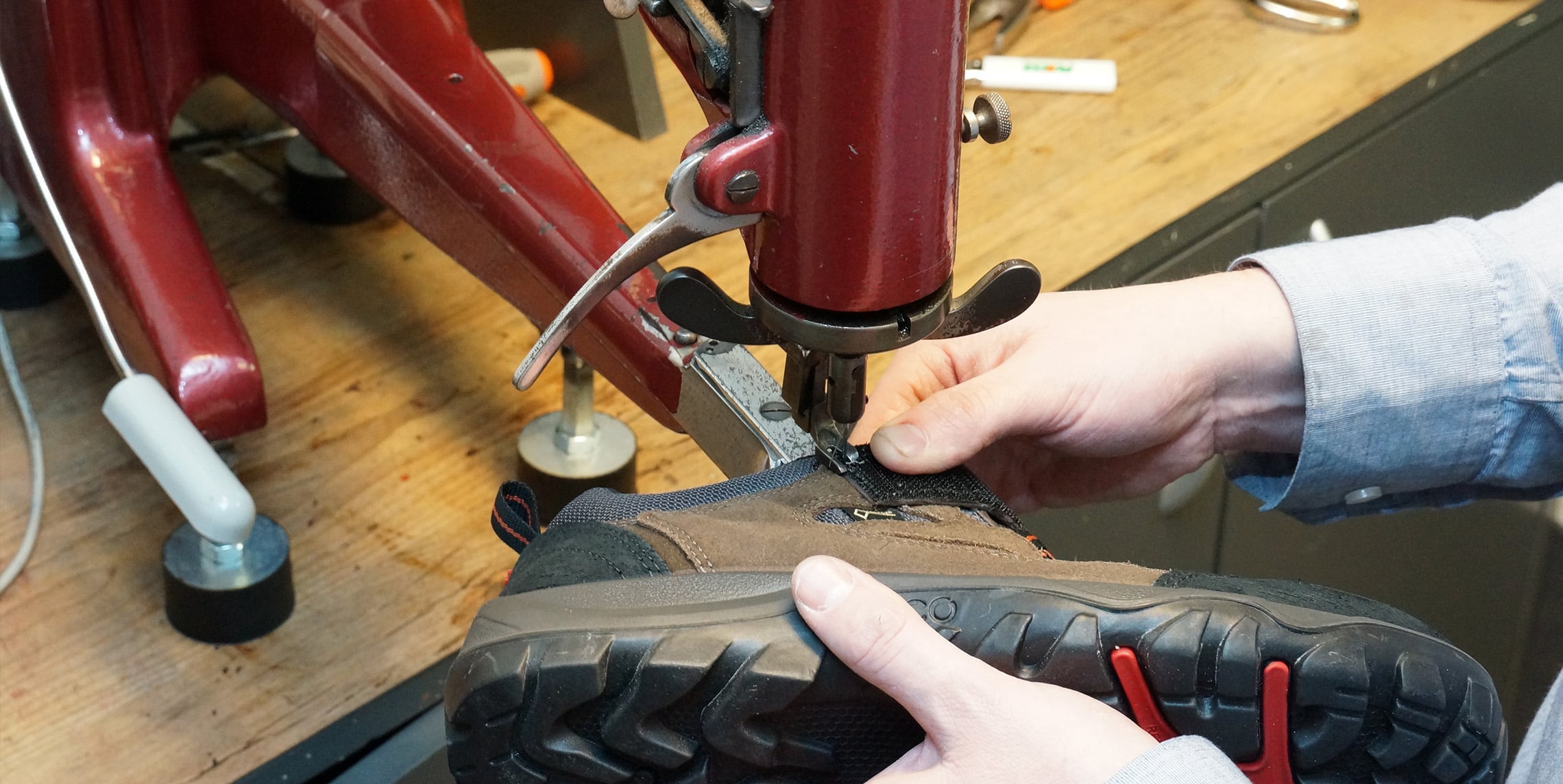 Schoenen vakkundig hersteld